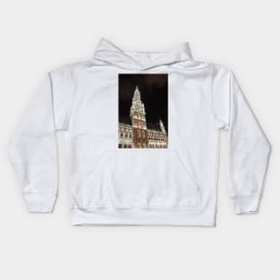 A view of Grand Place, Brussels, Belgium Kids Hoodie